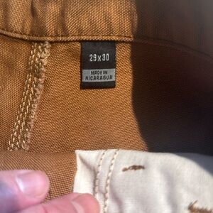 Carhartt loose fit washed duck utility work pant